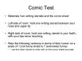 Comic Test PowerPoint PPT Presentation