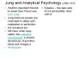 Jung and Analytical Psychology LOBJ 12.8 PowerPoint PPT Presentation