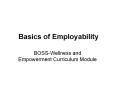 Basics of Employability PowerPoint PPT Presentation