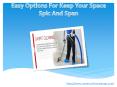Easy Options For Keep Your Space Spic And Span PowerPoint PPT Presentation