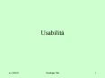 Usabilit PowerPoint PPT Presentation