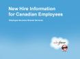 New%20Hire%20Information%20for%20Canadian%20Employees PowerPoint PPT Presentation