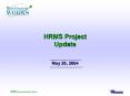 HRMS Project Update PowerPoint PPT Presentation