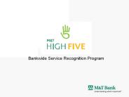 Bankwide Service Recognition Program