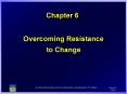 Overcoming Resistance to Change PowerPoint PPT Presentation