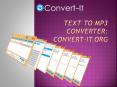 Text to MP3 Converter Convert-it.org PowerPoint PPT Presentation