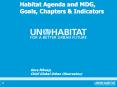 Habitat Agenda and MDG, Goals, Chapters PowerPoint PPT Presentation