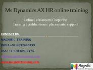 msdynamics ax hr online training