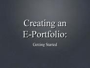 Creating%20an%20E-Portfolio: