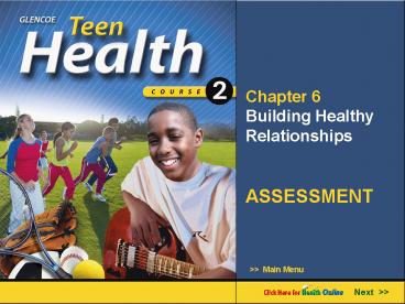 A Healthy Self-Concept