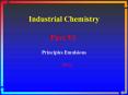 Industrial Chemistry Part VI PowerPoint PPT Presentation