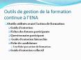 Outils de gestion de la formation continue  PowerPoint PPT Presentation