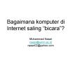 Bagaimana komputer di Internet saling  PowerPoint PPT Presentation