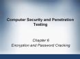 Computer Security and Penetration Testing PowerPoint PPT Presentation