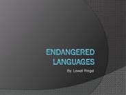 Endangered Languages