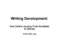 Writing Development: PowerPoint PPT Presentation
