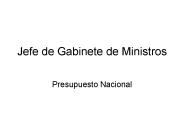 Jefe de Gabinete de Ministros