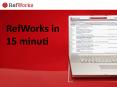 RefWorks in 15 minuti PowerPoint PPT Presentation