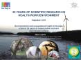 20 YEARS OF SCIENTIFIC RESEARCH IN HEALTH/WORK/ENVIRONMENT September 6, 2012  Environmental and occupational health in Europe: a tale of 20 years of raised public concern and research efforts PowerPoint PPT Presentation