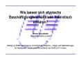 Wie lassen sich atypische Besch PowerPoint PPT Presentation