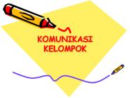 KOMUNIKASI KELOMPOK