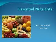 Essential Nutrients