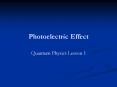 Photoelectric Effect PowerPoint PPT Presentation