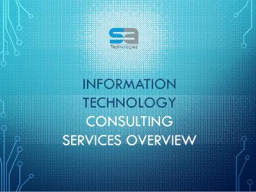 SA Technologies - IT Consulting Services