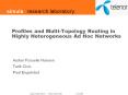 Profiles and Multi-Topology Routing in Highly Heterogeneous Ad Hoc Networks PowerPoint PPT Presentation