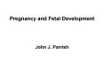 Pregnancy and Fetal Development PowerPoint PPT Presentation