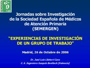 Jornadas sobre Investigaci