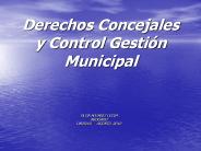 Derechos Concejales y Control Gesti