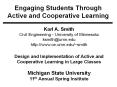 Engaging Students Through Active and Cooperative Learning PowerPoint PPT Presentation