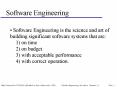 Software Engineering PowerPoint PPT Presentation