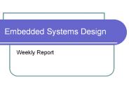 Embedded Systems Design