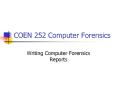 COEN%20252%20Computer%20Forensics PowerPoint PPT Presentation