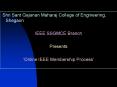 Shri Sant Gajanan Maharaj College of Engineering, Shegaon PowerPoint PPT Presentation