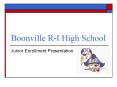Boonville R-I High School PowerPoint PPT Presentation