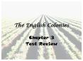 The English Colonies PowerPoint PPT Presentation
