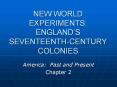NEW%20WORLD%20EXPERIMENTS:%20ENGLAND PowerPoint PPT Presentation