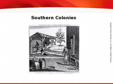 Southern Colonies