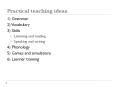 Practical teaching ideas PowerPoint PPT Presentation