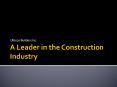 Ulticon Builders Inc. A  Leader in the Construction Industry PowerPoint PPT Presentation
