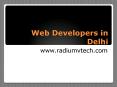 Web Developers in delhi PowerPoint PPT Presentation