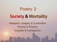 Poetry%203:%20%20Society%20 PowerPoint PPT Presentation