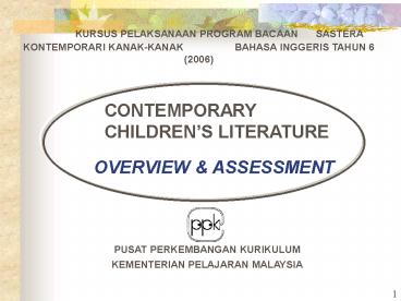 CONTEMPORARY CHILDREN