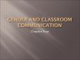 Gender%20and%20Classroom%20Communication PowerPoint PPT Presentation