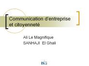 Communication d