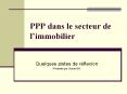 PPP dans le secteur de l PowerPoint PPT Presentation