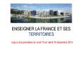 ENSEIGNER LA FRANCE ET SES TERRITOIRES PowerPoint PPT Presentation